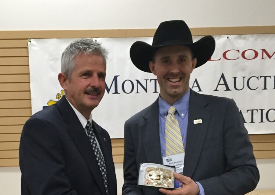 Merton Musser, 2015 Montana State Champion Auctioneer